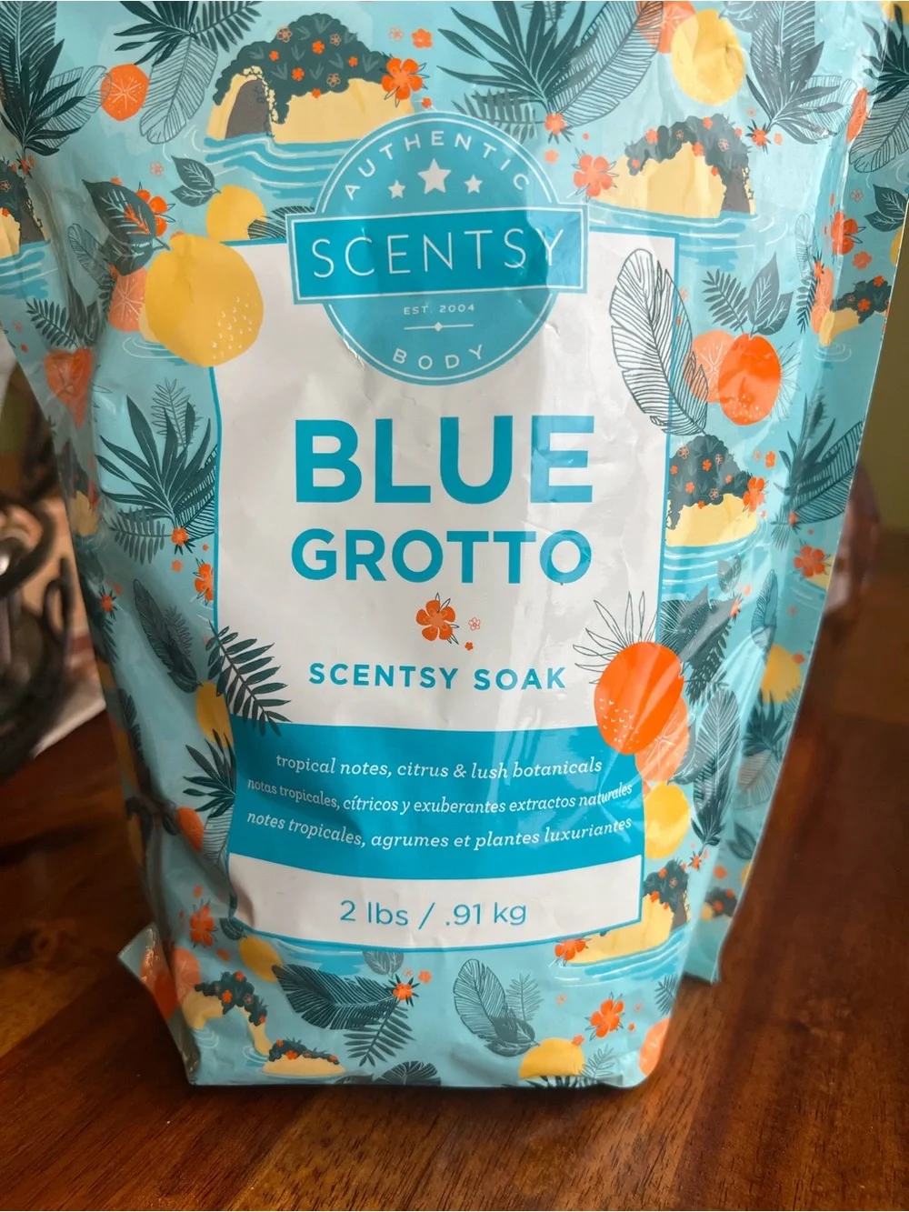 Scentsy Blue Grotto Bath Soak – New In Package